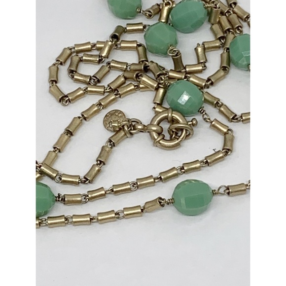 J. Crew Faceted Jade Green Beads Necklace - Picture 3 of 3